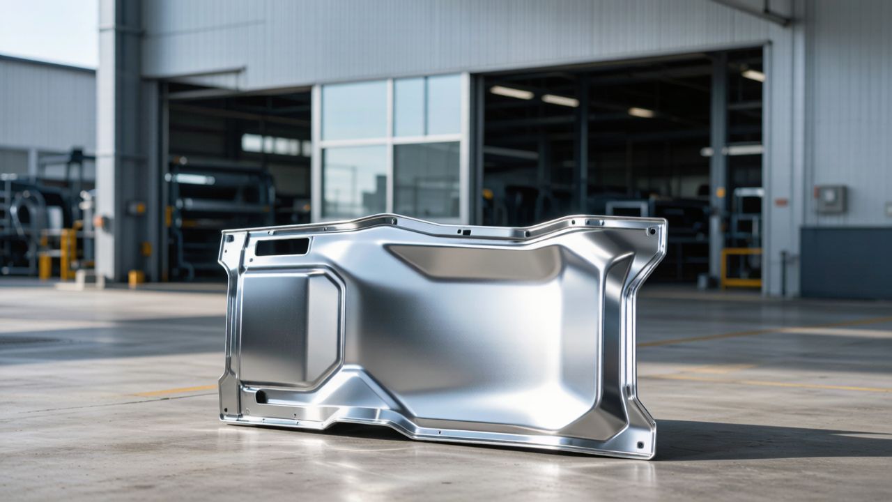 stamped-aluminum-auto-body-panel-outdoor-display