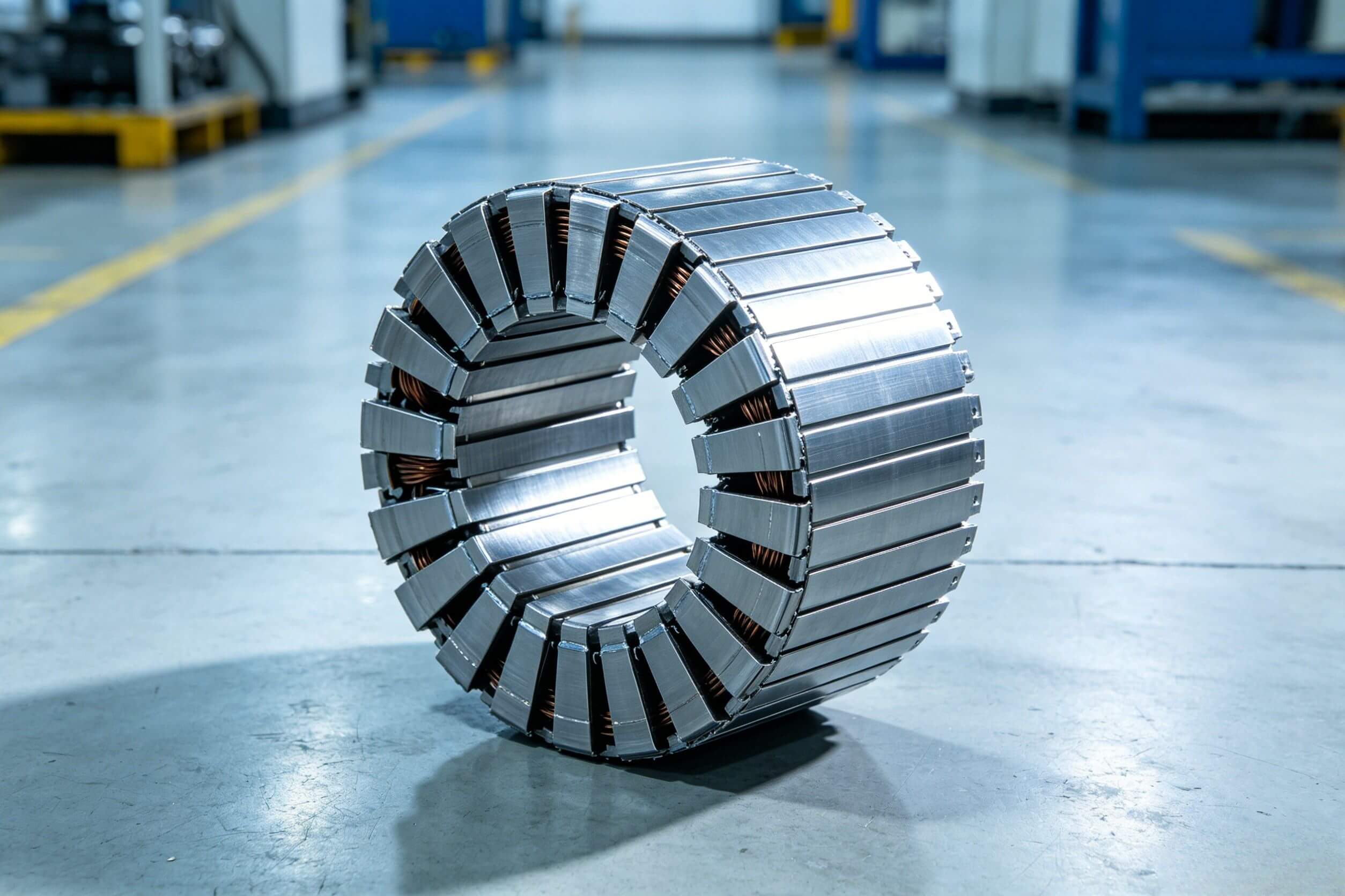 electric-vehicle-motor-stator-core-lamination-stack-silicon-steel