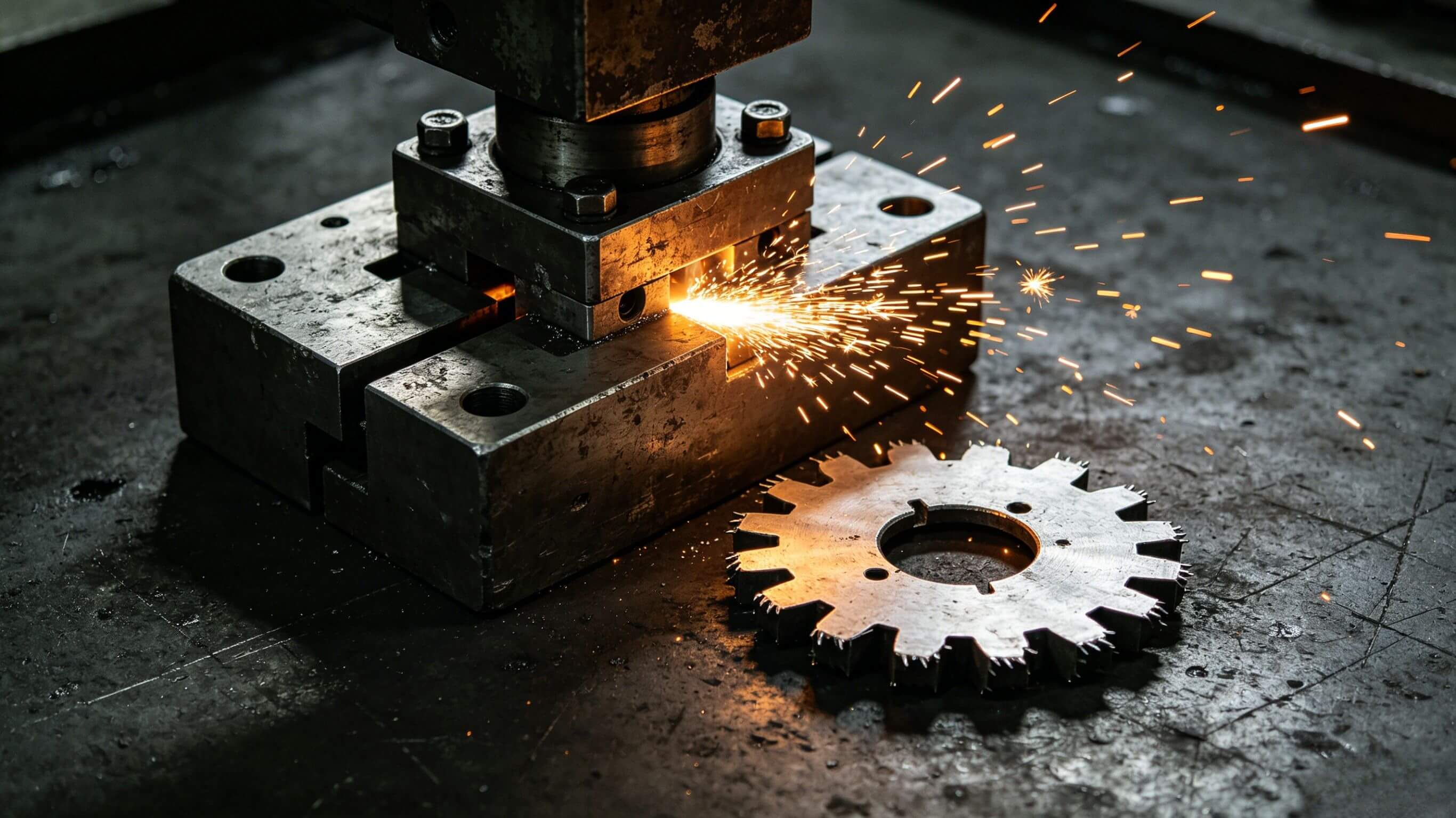 single-station-compound-die-closing-mold-stamping-process