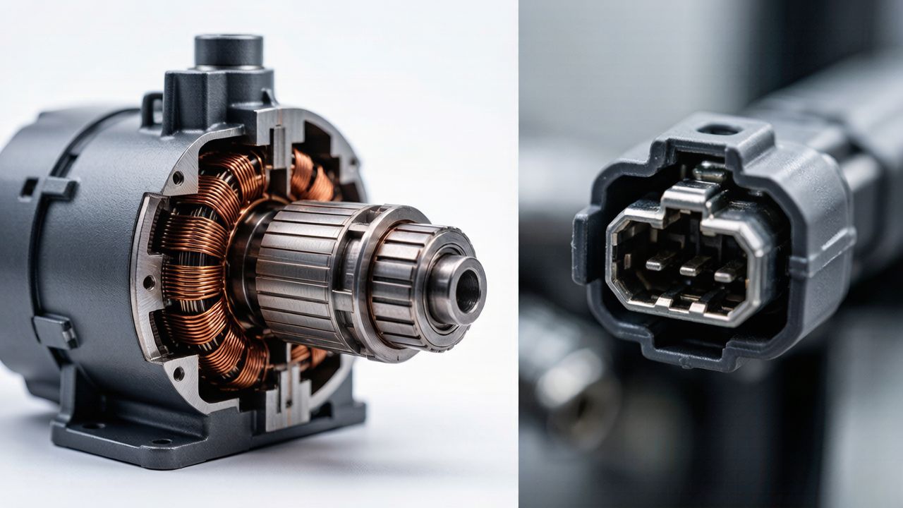 electric-vehicle-ev-traction-motor-internal-cross-section-cutaway-view electric-vehicle-ev-traction-motor-internal-cross-section-cutaway-view