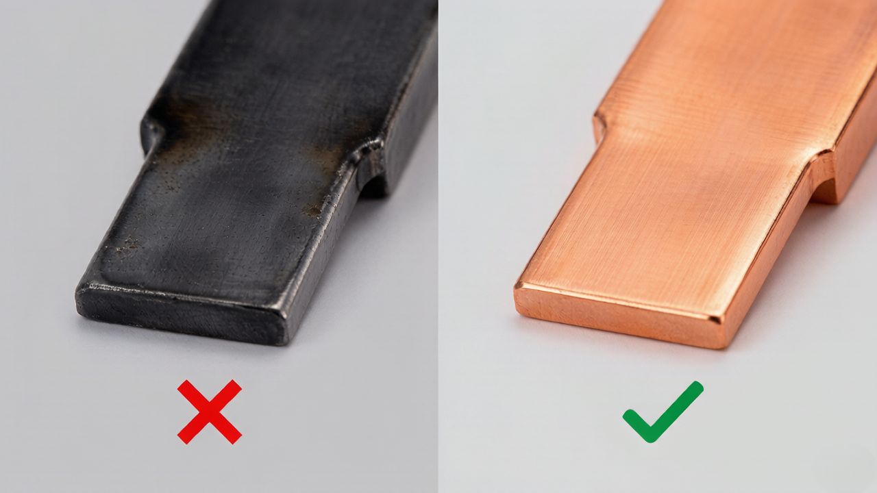good-vs-bad-copper-busbar-quality-comparison-ess good-vs-bad-copper-busbar-quality-comparison-ess