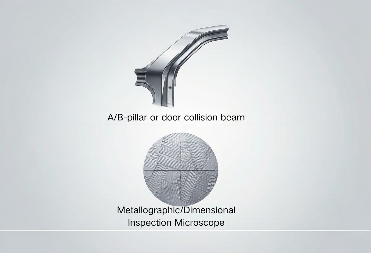 door-impact-beam-hot-stamping-metallographic-analysis